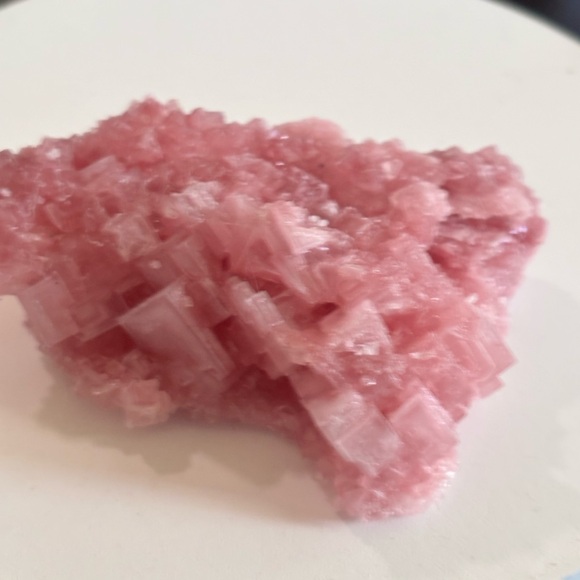 Raw Pink Halite Mineral Specimen - Picture 4 of 4